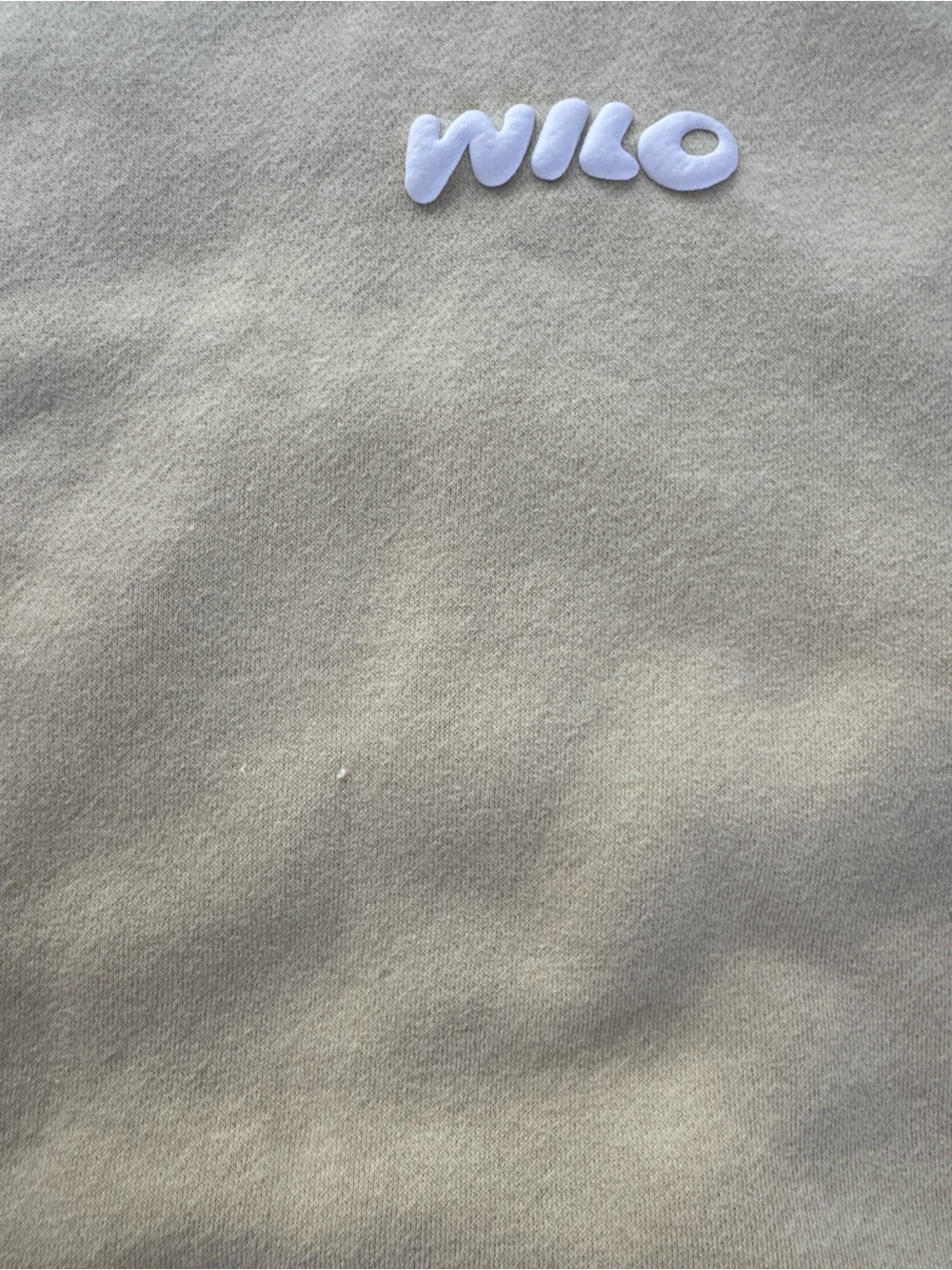 WILO Puff Lettering Yellow Sweatshirt XS - Picture 3 of 7
